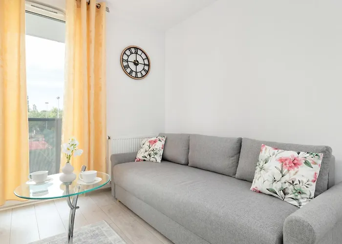 Bright Near Motlawa River In By Renters Gdansk