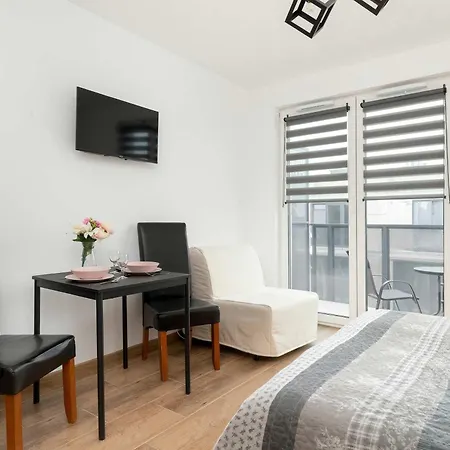 Bright Near Motlawa River In By Renters * Gdansk