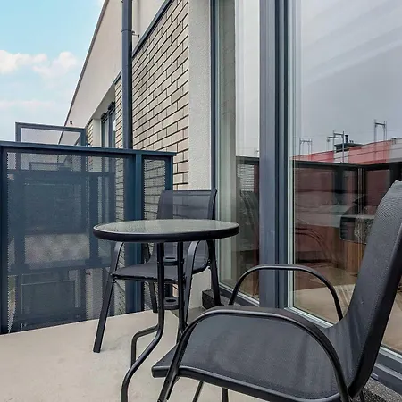 Bright Near Motlawa River In By Renters Gdańsk