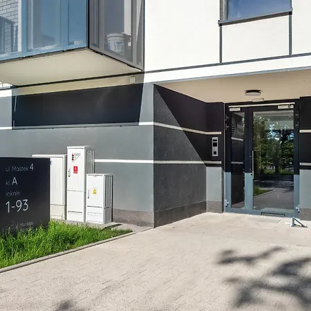 Bright Near Motlawa River In By Renters Gdansk