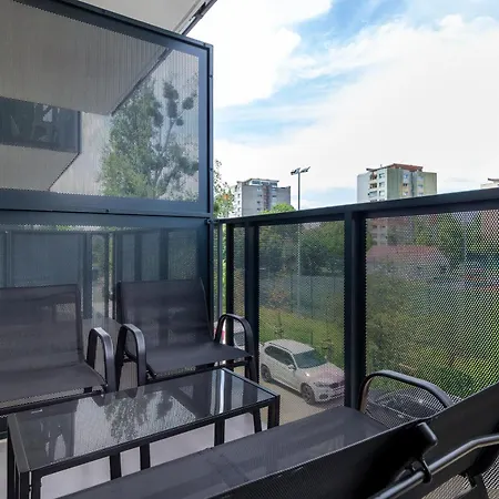 Bright Near Motlawa River In By Renters Gdańsk