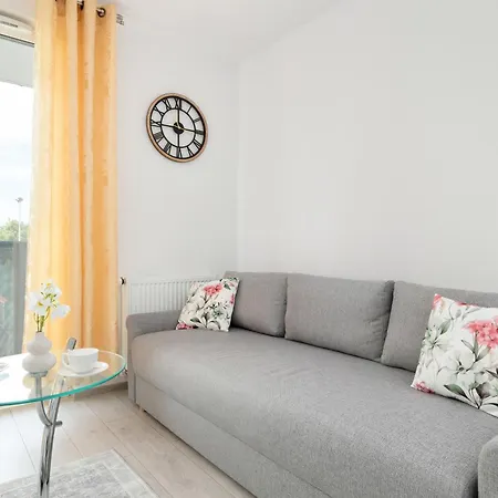 Bright Near Motlawa River In By Renters Gdansk