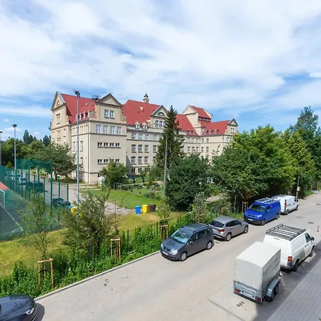 Bright Near Motława River In By Renters