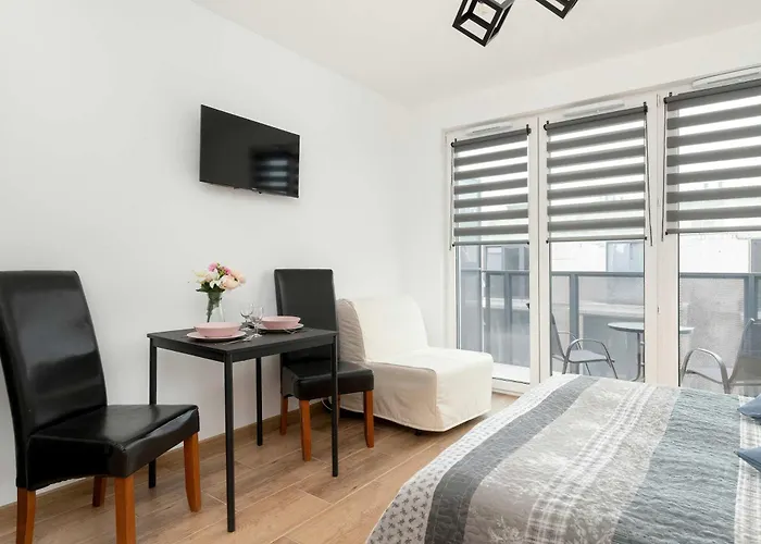 Bright Near Motława River In By Renters * Gdańsk