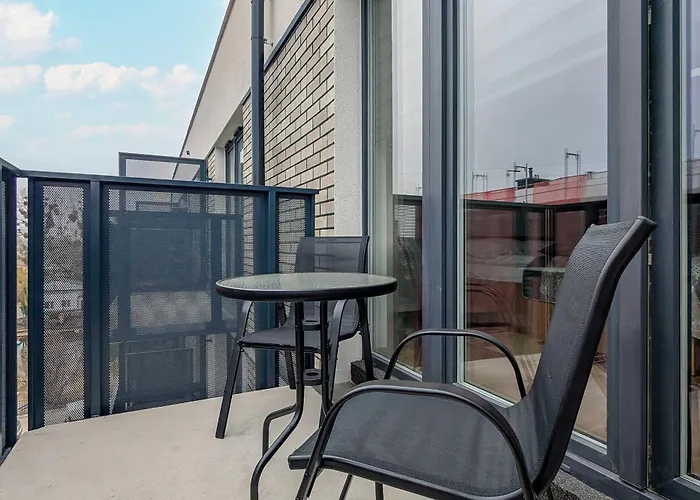 Bright Near Motława River In By Renters Gdańsk