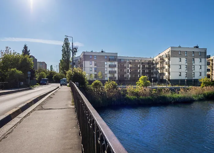 Bright Near Motława River In By Renters