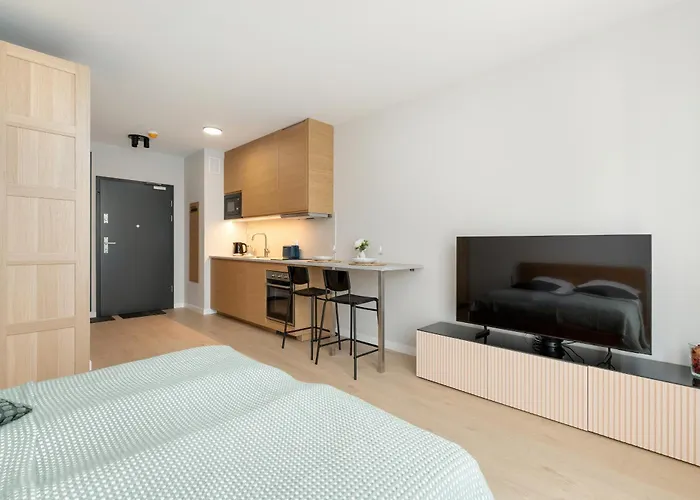 Apartament Bright Near Motława River In By Renters